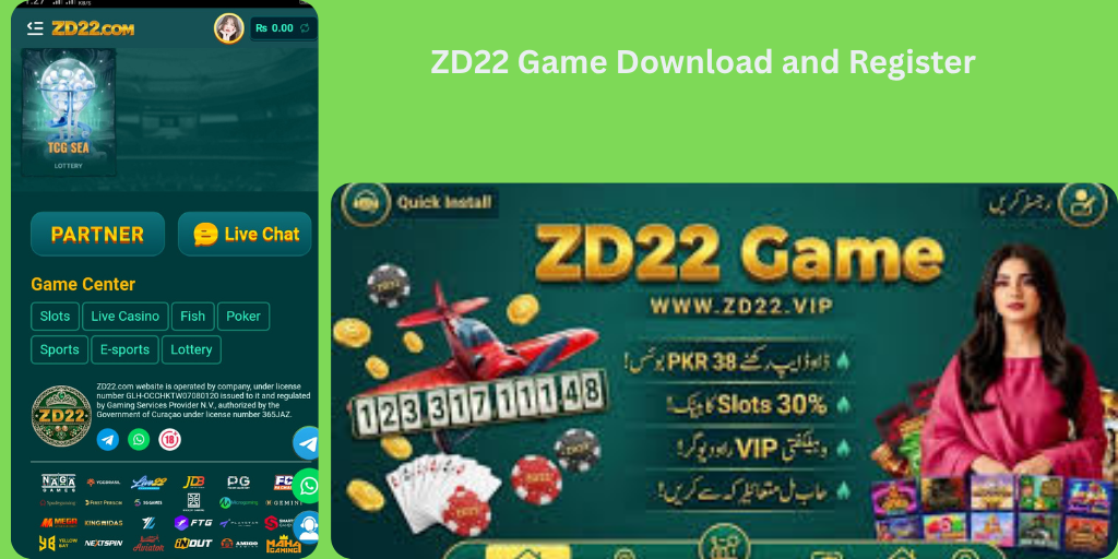 ZD22 Game Download and Register